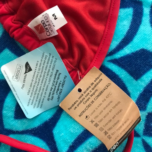 Red Bikini Top - Picture 3 of 4